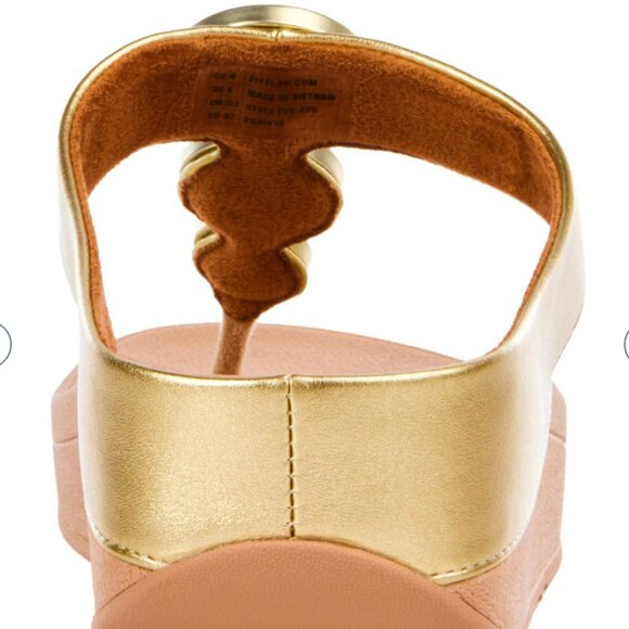 Halo Metallic Toe-Post Sandal - Picture 3 of 5